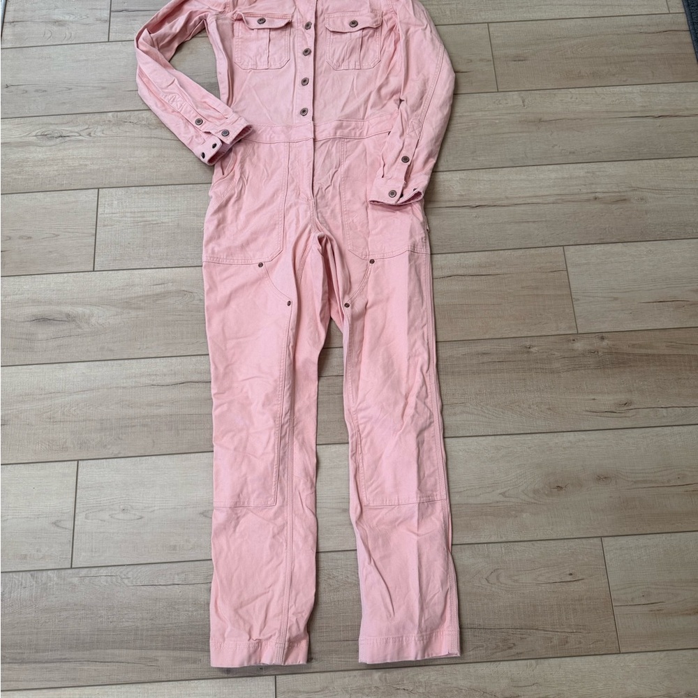 Pink Jumpsuit with Button Details